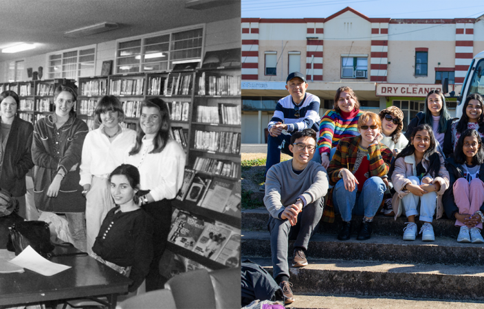 Student Legal Education Group in 1987 and 2021.