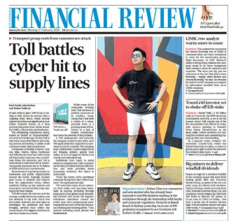 Arthur Chao on the cover of AFR