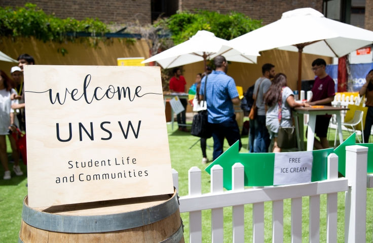 O Week Stall At UNSW